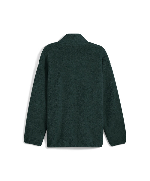 PUMA（プーマ）の「PUMA プーマ メンズ ESS エレベーテッド リラックスド フルジップ シェルパ ジャケット（パーカー・メンズ・ダークグリーン/ベージュ/ブラック・SMALL/MEDIUM/LARGE/X-LARGE/X-SMALL）」の8枚目の写真