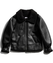 URBANSTOFF（アーバンストッフ）の「グロスエビエイタージャケット（ブラック）（ムートンコート）」