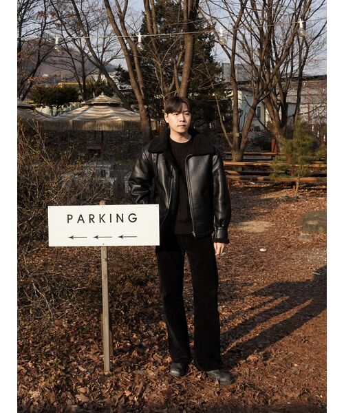 URBANSTOFF(アーバンストッフ)の「グロスエビエイタージャケット(ブラック)(ムートンコート・レディース・その他・MEDIUM/SMALL/LARGE)」の10枚目の写真