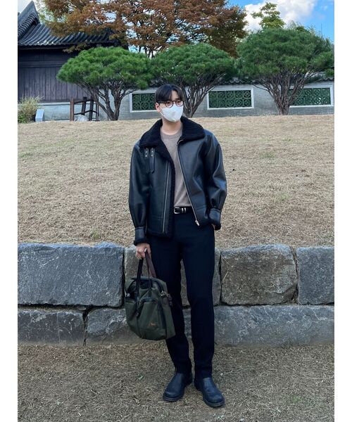 URBANSTOFF(アーバンストッフ)の「グロスエビエイタージャケット(ブラック)(ムートンコート・レディース・その他・MEDIUM/SMALL/LARGE)」の11枚目の写真