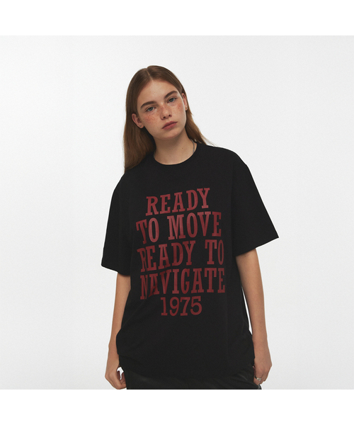 RMRN(アルエームアルエヌ)の「SIGNATURE LETTERING T-SHIRT(Tシャツ/カットソー・レディース・ホワイト/ブラック・FREE)」の2枚目の写真