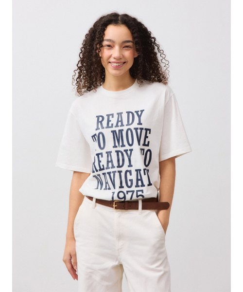 RMRN(アルエームアルエヌ)の「SIGNATURE LETTERING T-SHIRT(Tシャツ/カットソー・レディース・ホワイト/ブラック・FREE)」の6枚目の写真