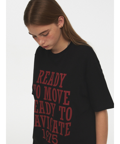 RMRN(アルエームアルエヌ)の「SIGNATURE LETTERING T-SHIRT(Tシャツ/カットソー・レディース・ホワイト/ブラック・FREE)」の3枚目の写真