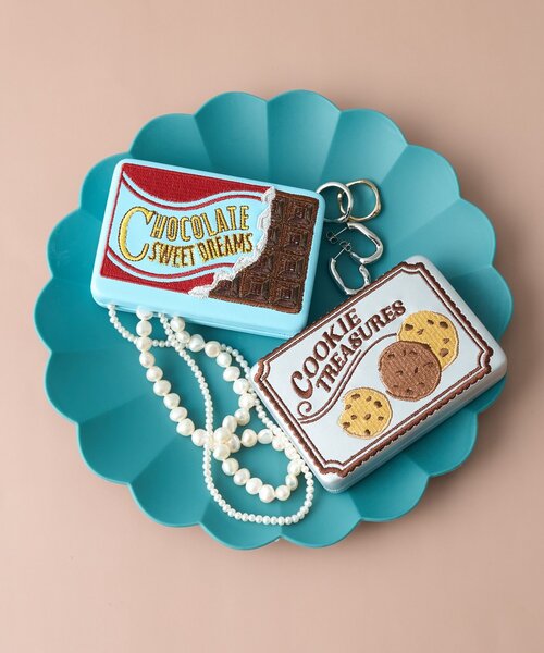 Actually(アクチュアリー)の「cans of sweets アクセサリーケース(ポーチ・レディース・ブルー・0)」の6枚目の写真