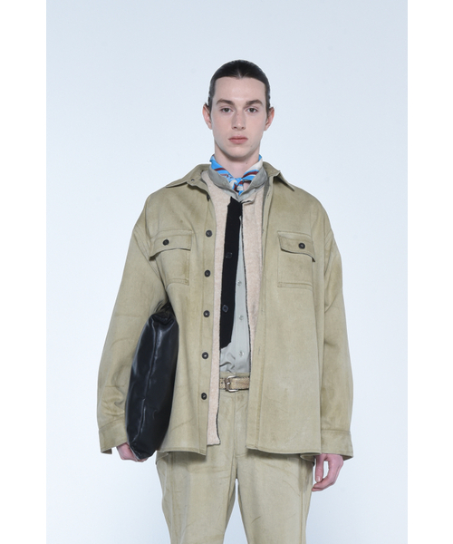 THE BALLON(ザバロン)の「OVERSIZED MILLER SHIRT_OLIVE(シャツ/ブラウス・メンズ・その他・MEDIUM/LARGE)」の1枚目の写真