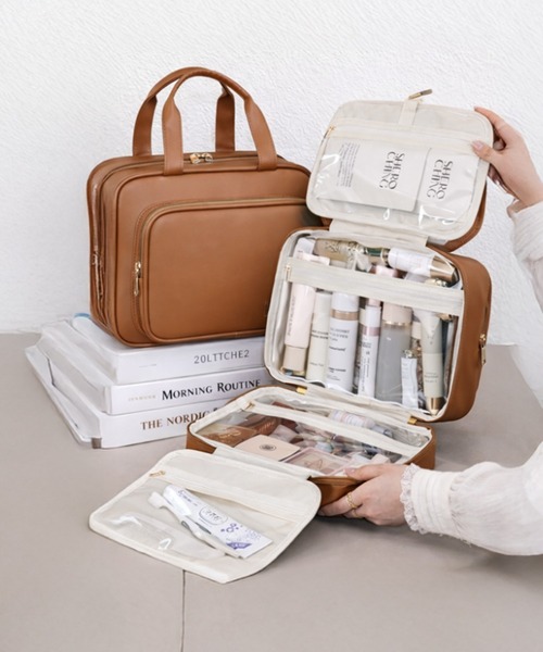 セール】【26年春夏新作】大容量吊り下げ式トラベルメイクバニティ