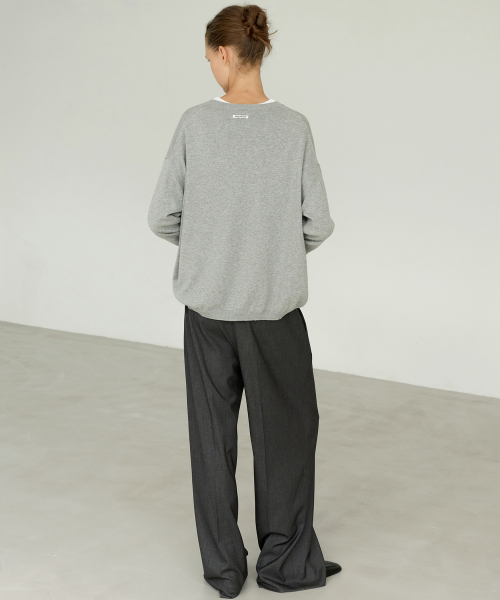 LEVAR(レバー)の「Whenever Wide Slacks - Charcoal(スラックス・レディース・その他・SMALL/MEDIUM)」の2枚目の写真