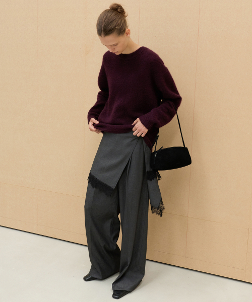 LEVAR(レバー)の「Whenever Wide Slacks - Charcoal(スラックス・レディース・その他・SMALL/MEDIUM)」の3枚目の写真