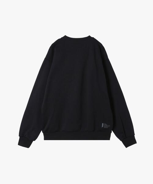 agnes b.（アニエスベー）の「agnes b.×HH  LIFA Merino Sweat Crew（スウェット・レディース・ブラック・LARGE/X-LARGE/MEDIUM/SMALL）」の2枚目の写真