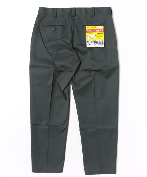 BIG MIKE（ビッグマイク）の「BIG MIKE ビックマイク / 26春夏新作 セットアップ対応 NEW ピンタック チノパンツ //// 102537000（チノパンツ・メンズ・ベージュ/グリーン/ブラック/チャコールグレー/杢グレー・30/32/34/36）」の14枚目の写真