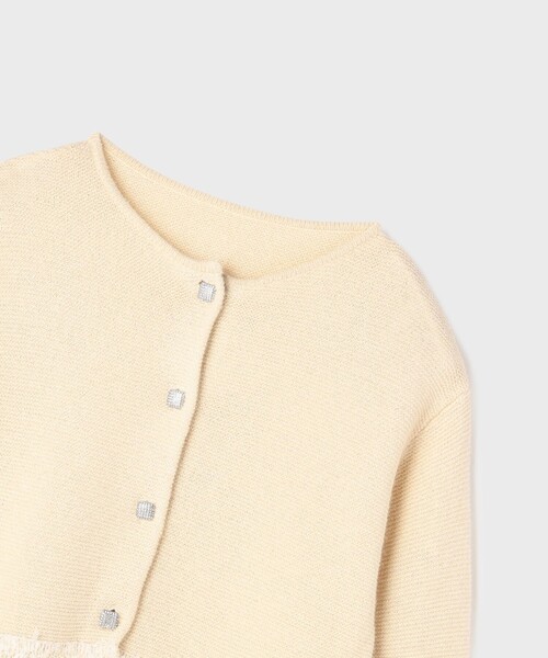 GRACE CLASS（グレースクラス）の「ラメフェザーフリンジカーディガン（カーディガン/ボレロ・レディース・キナリ/ブラック・36）」の18枚目の写真