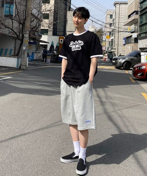 DOLPHIN WAVE APPAREL(ドルフィンウェーブアパレル)の「ドルフィン発泡プリントビッグロゴリンガー半袖Tシャツブラック(Tシャツ/カットソー・メンズ・その他・MEDIUM/LARGE/X-LARGE)」の17枚目の写真