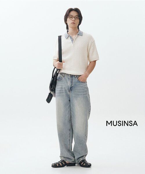 POKER FACE（ポーカーフェイス）の「TEN.CO LOOSE WIDE DENIM BLEACH（デニムパンツ・レディース・その他・1/2/3）」の5枚目の写真