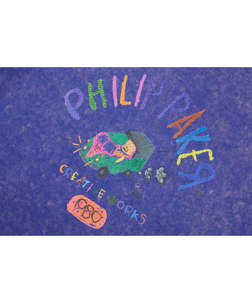 PHILIPPAKER(フィリップペイカー)の「BMCミニバスクレヨン半袖Tシャツピグメントヴィンテージロイヤルブルー(Tシャツ/カットソー・メンズ・その他・LARGE/X-LARGE/MEDIUM)」の6枚目の写真