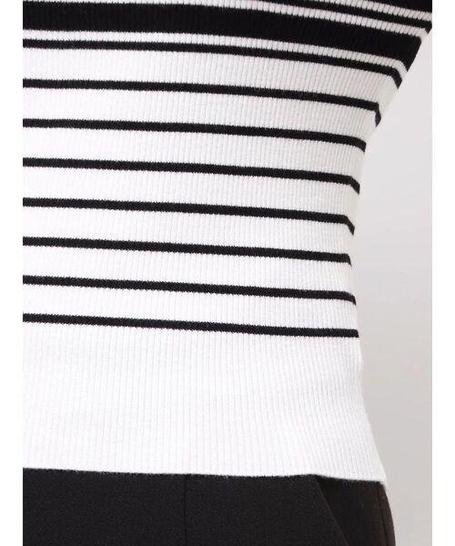 MERCURYDUO（マーキュリーデュオ）の「サイドビジューボタンパフスリーブニット（ニット/セーター・レディース・フレッシュイエロー/その他1/ネイビー・FREE）」の14枚目の写真