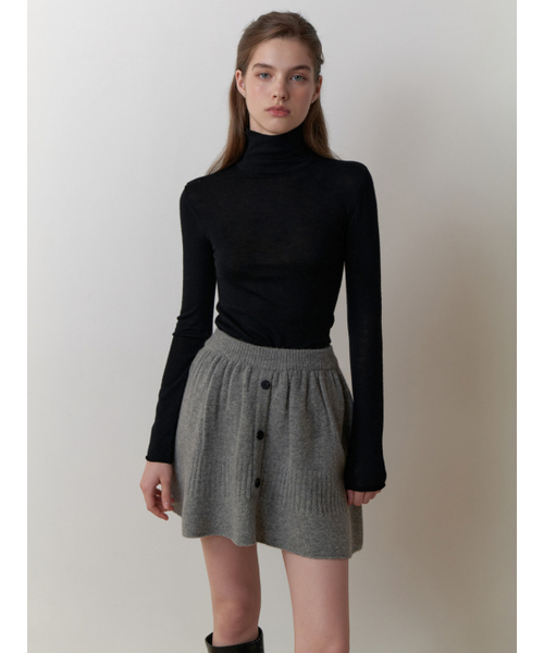 RE_L(リエル)の「Powdery turtleneck knit (black)(ニット/セーター・レディース・その他・FREE)」の2枚目の写真