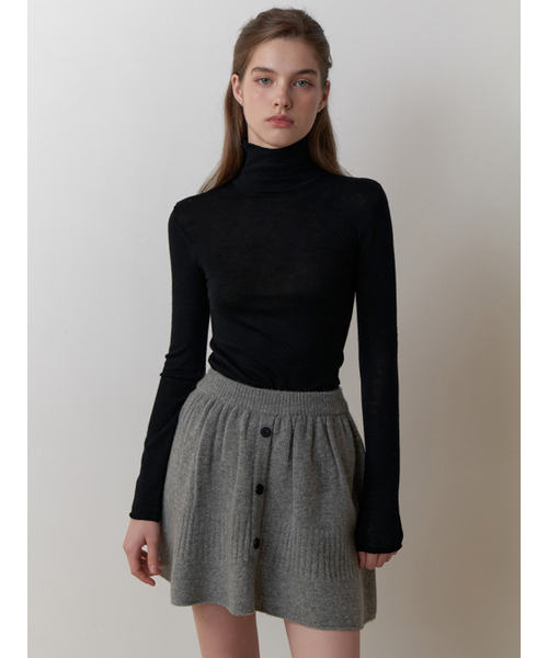RE_L(リエル)の「Powdery turtleneck knit (black)(ニット/セーター・レディース・その他・FREE)」の5枚目の写真