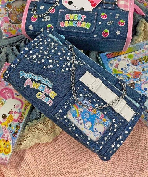 SPINNS(スピンズ)の「【nini toys/ニニトイズ】平成女児 ペンケース/デニムポーチ(ポーチ・レディース・B・ONESIZE)」の3枚目の写真