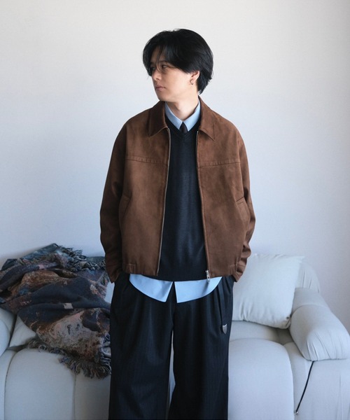 WYM LIDNM（ウィム バイ リドム）の「SILK BLEND V-NECK KNIT（ニット