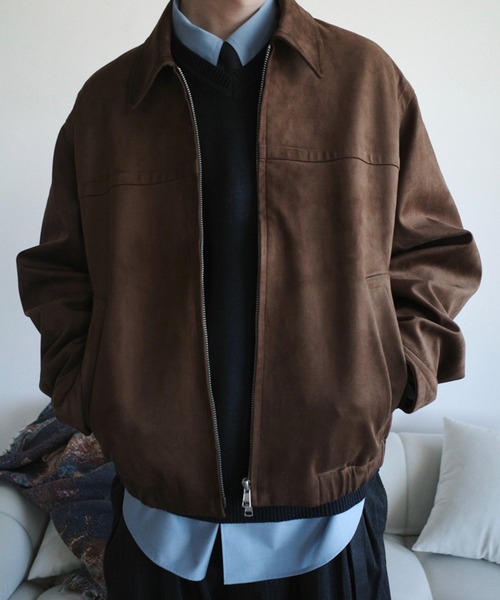WYM LIDNM(ウィム バイ リドム)の「SILK BLEND V-NECK KNIT(ニット/セーター・メンズ・オフホワイト/アッシュブラウン/レッド/チャコール/ダークグレー/ブラウン/ダークネイビー・S/L/M/XL)」の17枚目の写真