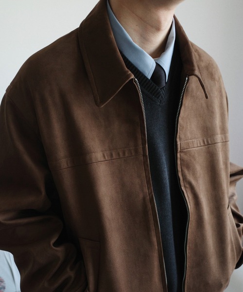 WYM LIDNM(ウィム バイ リドム)の「SILK BLEND V-NECK KNIT(ニット/セーター・メンズ・オフホワイト/アッシュブラウン/レッド/チャコール/ダークグレー/ブラウン/ダークネイビー・S/L/M/XL)」の19枚目の写真