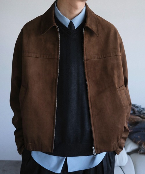 WYM LIDNM(ウィム バイ リドム)の「SILK BLEND V-NECK KNIT(ニット/セーター・メンズ・オフホワイト/アッシュブラウン/レッド/チャコール/ダークグレー/ブラウン/ダークネイビー・S/L/M/XL)」の21枚目の写真