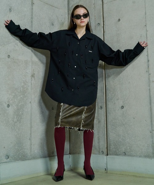 JOSE MOON（ジョゼムーン）の「PAJAMAS BIJOU SHIRT/パジャマビジュー