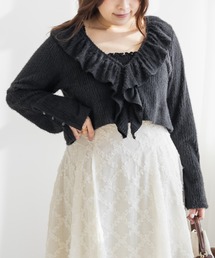CLETTE（クレット）の「CLETTEオリジナルフリルショートボレロ（カーディガン/ボレロ）」