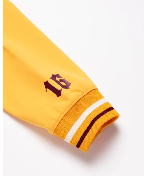 DEVEREUX GOLF(デヴァローゴルフ)の「DeadMan Running ストライプリブモック(Tシャツ/カットソー・メンズ・イエロー/グリーン・MEDIUM/SMALL/LARGE)」の14枚目の写真