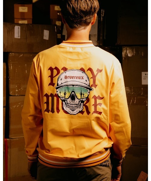 DEVEREUX GOLF(デヴァローゴルフ)の「DeadMan Running ストライプリブモック(Tシャツ/カットソー・メンズ・イエロー/グリーン・MEDIUM/SMALL/LARGE)」の17枚目の写真