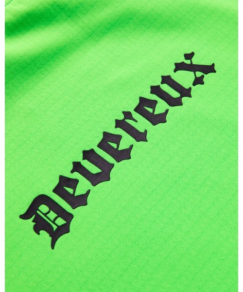 DEVEREUX GOLF(デヴァローゴルフ)の「DeadMan Running ストライプリブモック(Tシャツ/カットソー・メンズ・イエロー/グリーン・MEDIUM/SMALL/LARGE)」の4枚目の写真