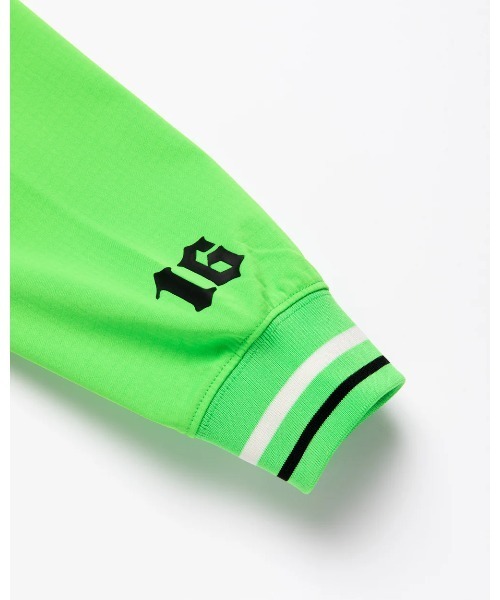 DEVEREUX GOLF(デヴァローゴルフ)の「DeadMan Running ストライプリブモック(Tシャツ/カットソー・メンズ・イエロー/グリーン・MEDIUM/SMALL/LARGE)」の5枚目の写真