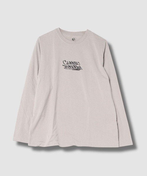 Mac-House（マックハウス）の「【T-GRAPHICS / ティーグラフィックス】 ストリートゴースト長袖Ｔシャツ（Tシャツ/カットソー・メンズ・ホワイト/ベージュ/グレー/ブラック/チャコールグレー・S/XL/L/M）」の7枚目の写真