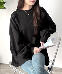 一枚持っていると便利なベーシックアイテム◎ルーズシルエットカットソー