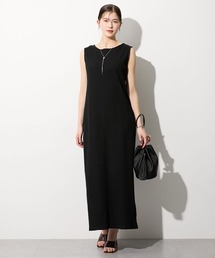 slattgir | 高身長　綿100％ドライワッフルノースリーブワンピース（トールサイズ）(ワンピース)