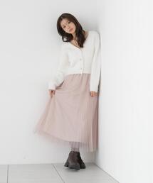 <E>ラメプリーツスカート / 1216127100