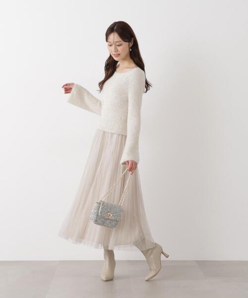 PROPORTION BODY DRESSING(プロポーションボディドレッシング)の「<E>ラメプリーツスカート / 1216127100(スカート・レディース・ダークグレー/オフホワイト/グレー/ピンク・P/S/SMALL/MEDIUM)」の13枚目の写真