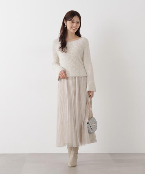 PROPORTION BODY DRESSING(プロポーションボディドレッシング)の「<E>ラメプリーツスカート / 1216127100(スカート・レディース・ダークグレー/オフホワイト/グレー/ピンク・P/S/SMALL/MEDIUM)」の14枚目の写真