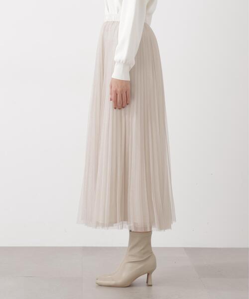 PROPORTION BODY DRESSING(プロポーションボディドレッシング)の「<E>ラメプリーツスカート / 1216127100(スカート・レディース・ダークグレー/オフホワイト/グレー/ピンク・P/S/SMALL/MEDIUM)」の17枚目の写真