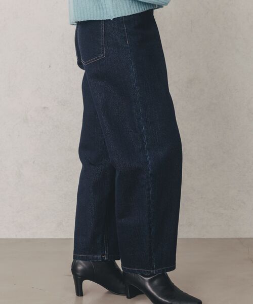 ラメコクーンデニムパンツ 【低身長・小柄女性】（デニムパンツ