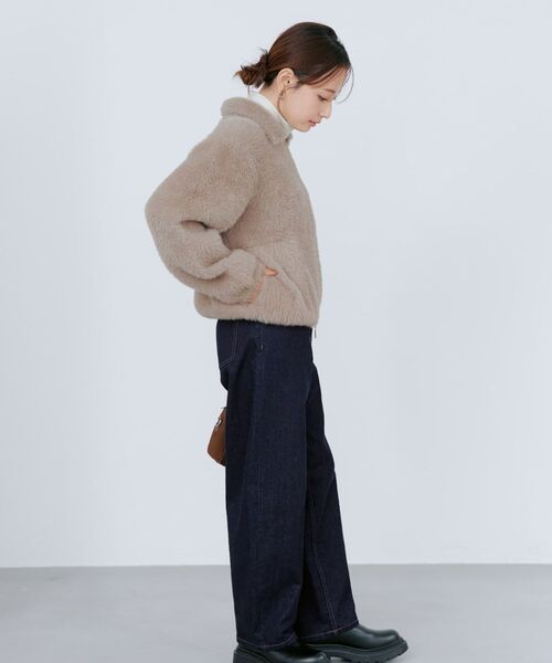 COHINA(コヒナ)の「ラメコクーンデニムパンツ 【低身長・小柄女性】(デニムパンツ・レディース・ブラック/ネイビー・XS-Short/S-Short/XS-Regular/S-Regular)」の3枚目の写真