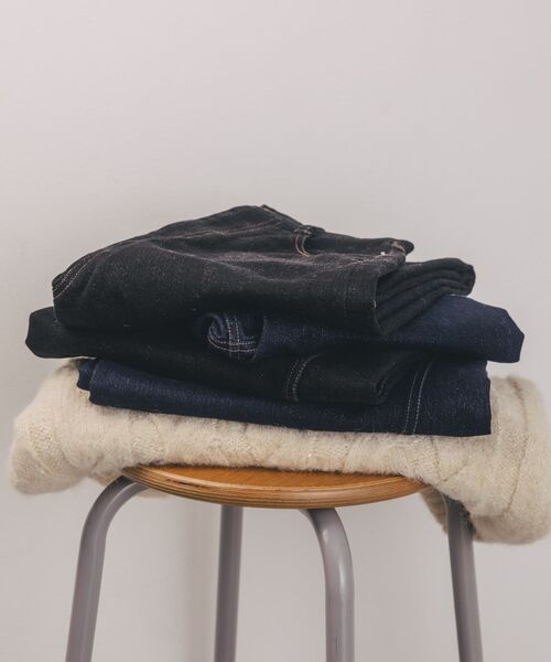 ラメコクーンデニムパンツ 【低身長・小柄女性】（デニムパンツ