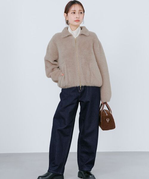 COHINA(コヒナ)の「ラメコクーンデニムパンツ 【低身長・小柄女性】(デニムパンツ・レディース・ブラック/ネイビー・XS-Short/S-Short/XS-Regular/S-Regular)」の18枚目の写真