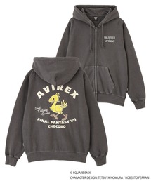 AVIREX | 《AVIREX × FINAL FANTASY VII REMAKE》ZIP UP HOODIE ”CHOCOBO” / ジップアップ フーディ チョコボ / アヴィレックス(パーカー)