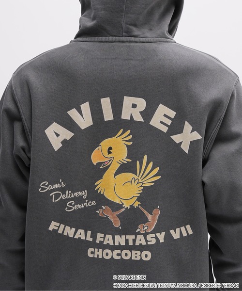 AVIREX × FINAL FANTASY VII REMAKE》ZIP UP HOODIE ”CHOCOBO