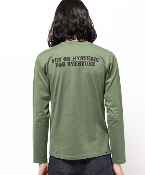 HYSTERIC GLAMOUR（ヒステリックグラマー）の「WICKED STAR pt T-SH（Tシャツ/カットソー・メンズ・ホワイト/カーキ/ブラック/ネイビー・LARGE/MEDIUM/SMALL）」の11枚目の写真