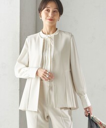 SHIPS | ダブル クロス ジレ オフホワイト（セレモニー対応可）(ベスト)