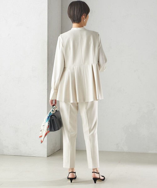 SHIPS（シップス）の「ダブル クロス ジレ オフホワイト（セレモニー対応可）（ベスト・レディース・オフホワイト・ONE SIZE）」の5枚目の写真