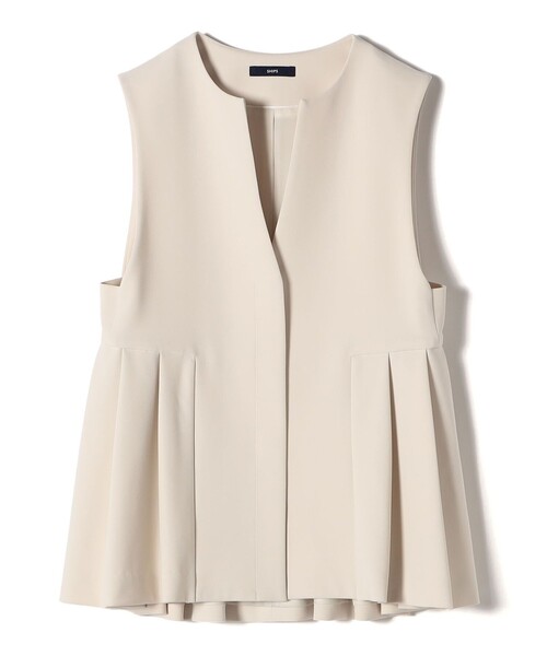 SHIPS（シップス）の「ダブル クロス ジレ オフホワイト（セレモニー対応可）（ベスト・レディース・オフホワイト・ONE SIZE）」の19枚目の写真