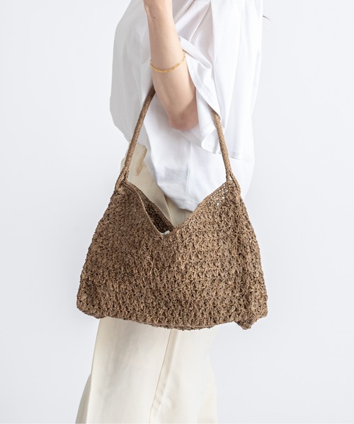 MADE IN MADA(メイドインマダ)の「【MADE IN MADA /メイドインマダ】かごバッグ ラフィア ハンドバッグ(かごバッグ・レディース・ベージュ系その他・FREE)」の1枚目の写真
